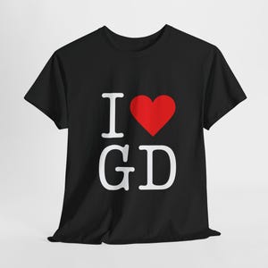 I Love GD G-dragon Shirt: Unisex Kpop Heart Graphic Tee - Etsy
