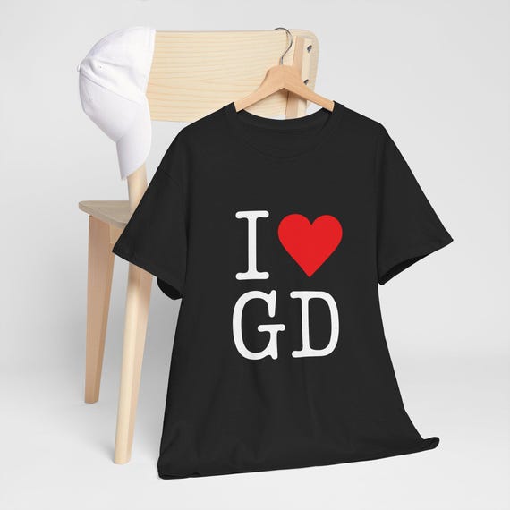 I Love GD G-dragon Shirt: Unisex Kpop Heart Graphic Tee - Etsy