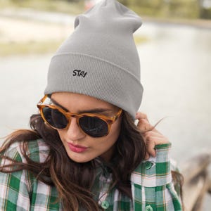 Stray Kids Stay Embroidered Knit Beanie, Kpop Hat, Kpop Merch, Embroidered Beanie, Casual Accessories, Perfect Gift for Friends