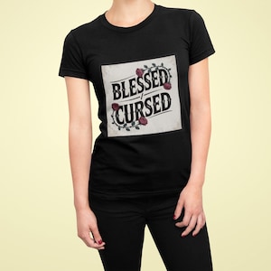 Enhypen Blessed Cursed Unisex Cotton Tee, Kpop Graphic Shirt, Gift for Friends, Casual Wear, Everyday Tee, Unique Statement Top