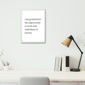 Office Wall Art - Modern Decor Prints, Inspirational Quotes & Abstract Designs for Home or Workplace, Unique Wall Decor Gifts
