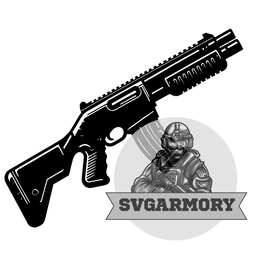 Automatic Shotgun SVG Bundle - Etsy