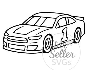 Pacote SVG de corrida da NASCAR