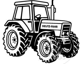 Deutz Fahr-tractor SVG-bundel