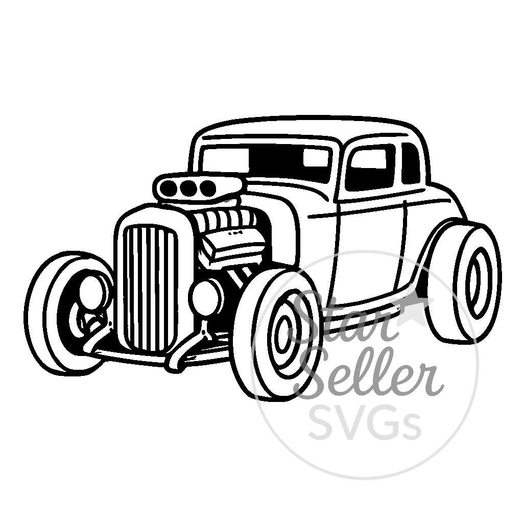 Hot Rod SVG Bundle - Etsy