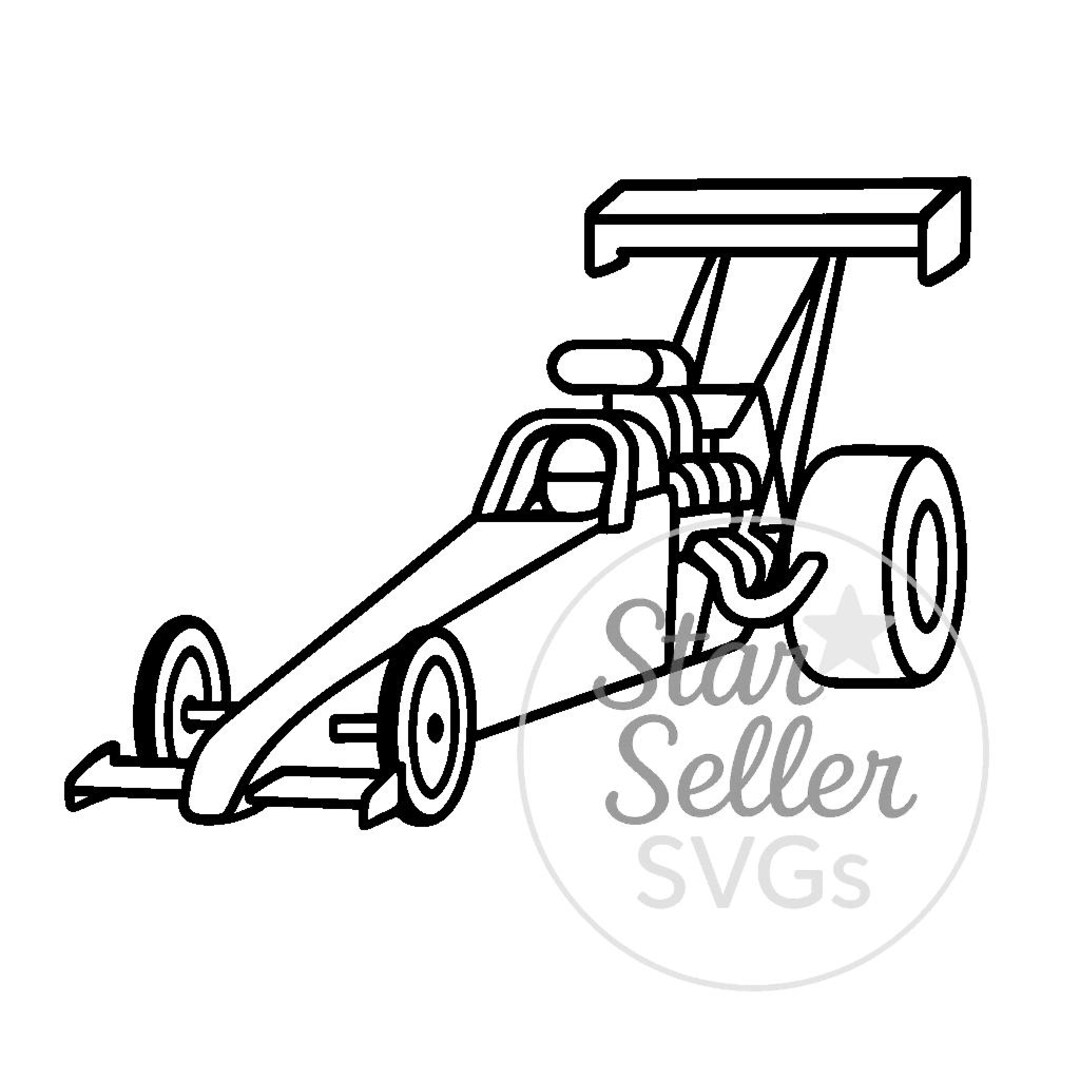Top Fuel Dragster SVG Bundle - Etsy