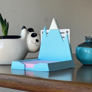 Sticky Note Holder Mountain with To Do List Stencil