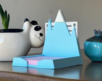 Sticky Note Holder Mountain with To Do List Stencil