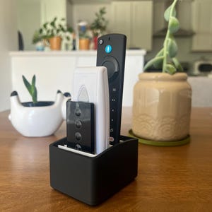 Remote Control Stand with Modular Sections To Fit Any Remote