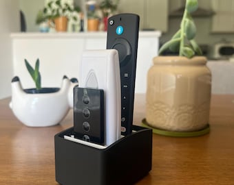 Remote Control Stand with Modular Sections To Fit Any Remote