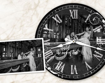 Personalized Photo Wall Clock: Custom Family Keepsake