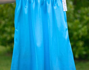 Girl's Modest Teal Swim Skirt ~ Size 10