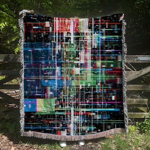 Glitch Blanket - Etsy