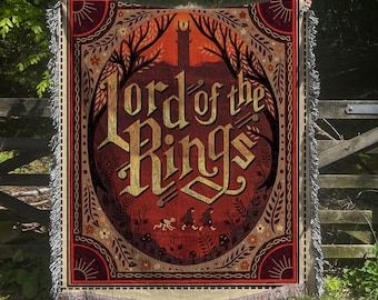 Vintage Fantasy Book Cover Tapestry – Vintage Woven Wall Art