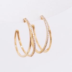 Double Hoop Earrings