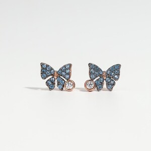 Dazzling Butterfly Stud Earrings