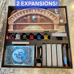Digital: ¡Mysterium + Dos Expansiones! ¡Inserto/Organizador de Caja! ¡Compatible con Tarjetas con Funda! ¡Sin Levantamiento de Tapa! ***SOLO ARCHIVOS DIGITALES***