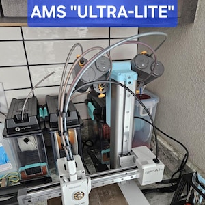Digital: "AMS Ultra-Lite" for A1 Mini Bambu Lab - Saves Space! ***DIGITALFILES ONLY***