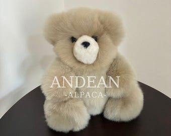 手作りベビーアルパカファーテディベア｜ペルー産ぬいぐるみ - Etsy 日本