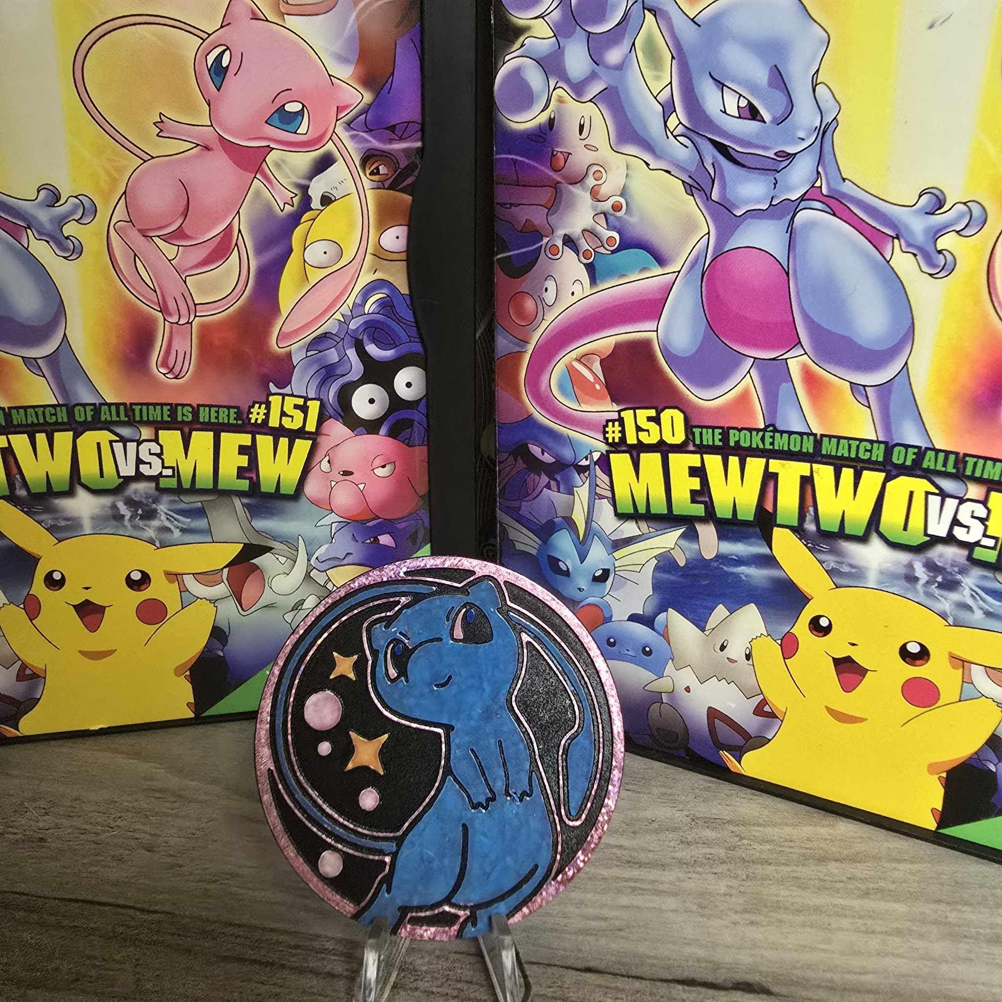 Handpainted Shiny Mew TCG Coin - Etsy