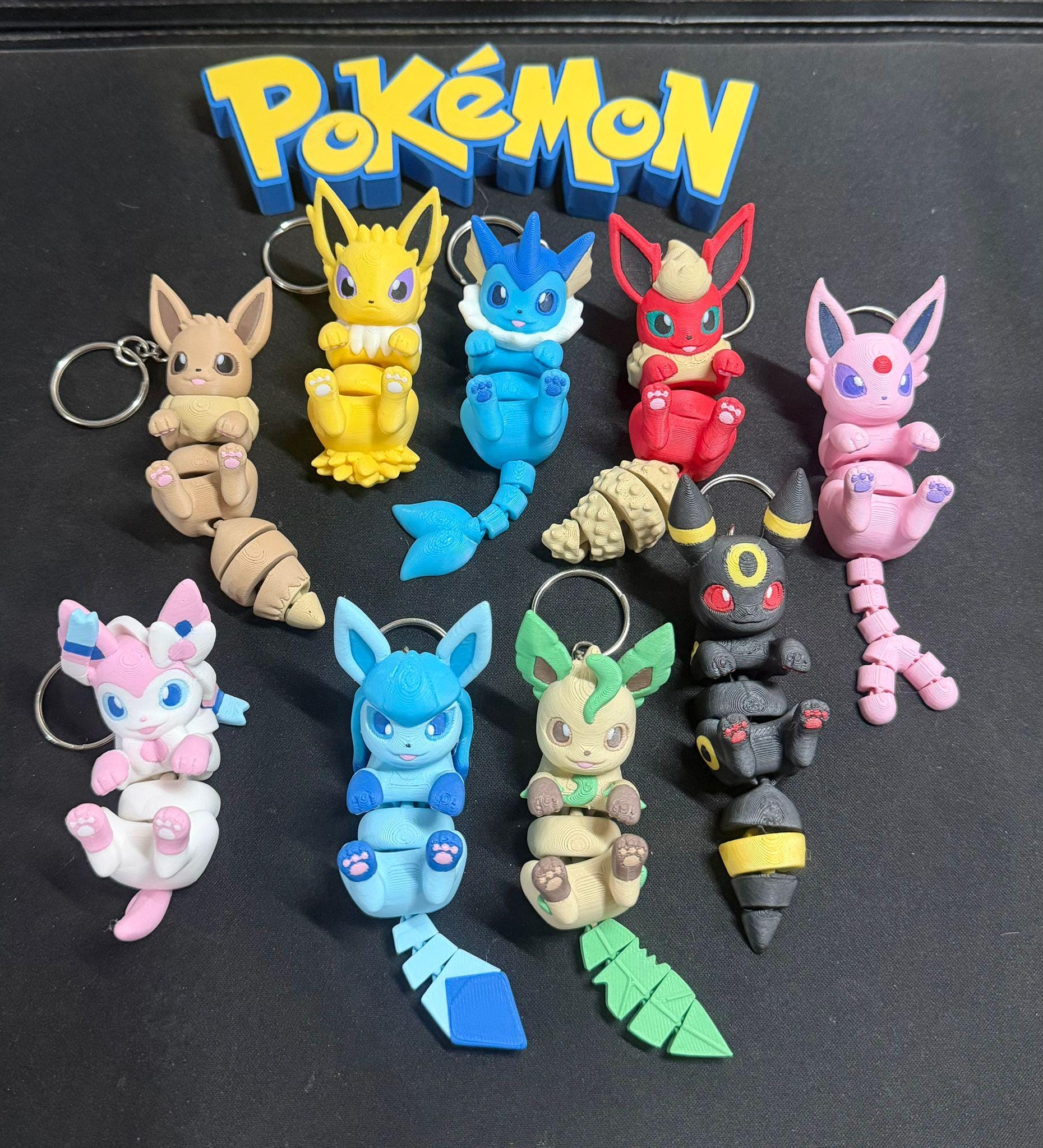 イーブイ進化キーホルダー - Etsy 日本