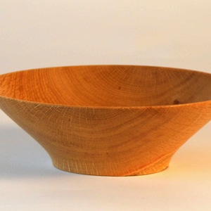Red oak bowl