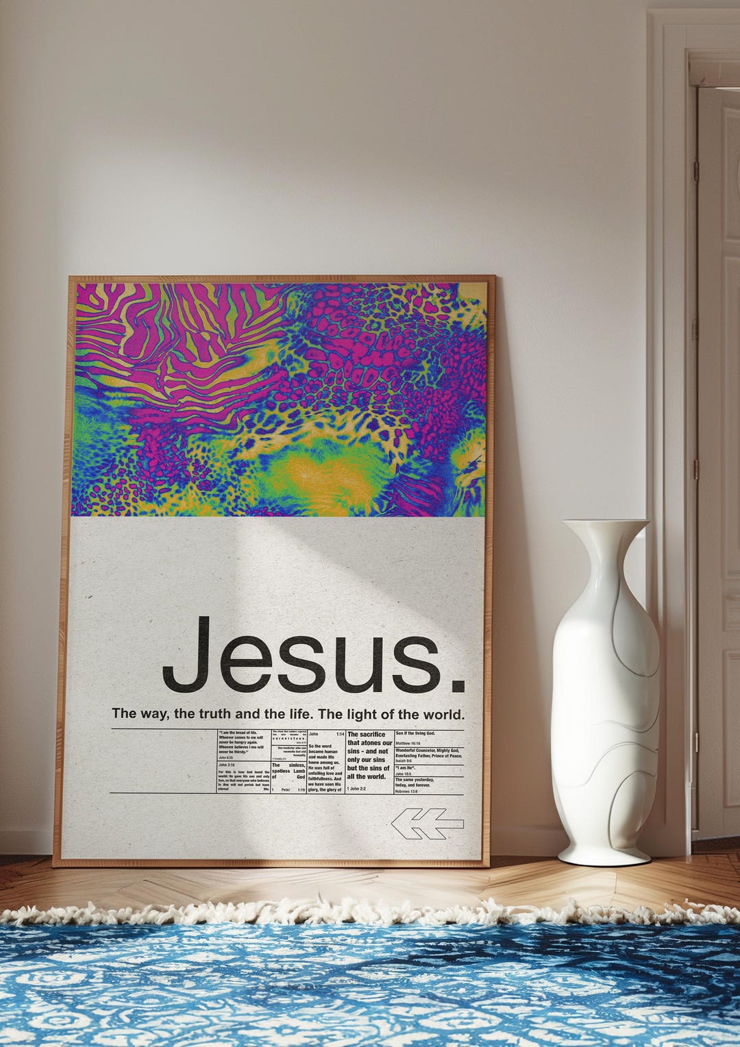 Digital Christian Wall Art Printable, Trendy Christian Poster ...