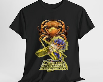 Cancer Deathmask Anime T-Shirt: Saint Seiya Zodiac Sign, Unisex Cotton