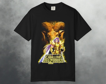 Saint Seiya Aries Mu T-shirt: Vintage Anime Zodiac Knights Tee - Etsy