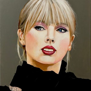 The Blonde Taylor Swift People Paint By Numbers - Canvas Paint by numbers