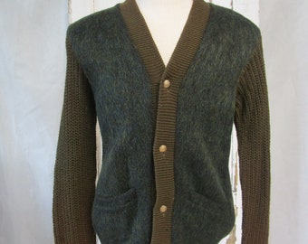 vintage mohair cardigan mens