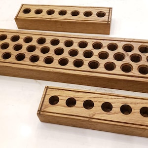 Wooden Candle Holder Set Solid Oak Rustic Multiple Candle Holder Rustic Home Decor Handcrafted Centerpiece Candle Gift Idea