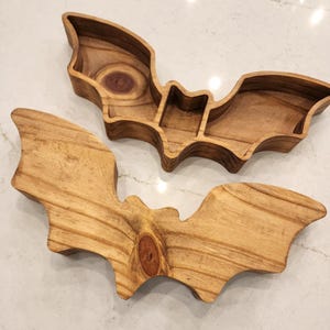 Halloween Bat Tray Indoor Decoration Spooky Home Decor Party Environment Bild 6