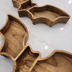 Halloween Bat Tray Indoor Decoration Spooky Home Decor Party Environment Bild 2