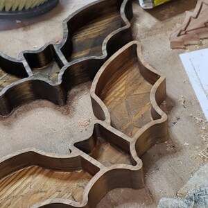 Halloween Bat Tray Indoor Decoration Spooky Home Decor Party Environment Bild 7