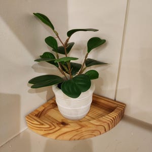 Farmhouse Accent Tray Bathroom Storage Organizer Box Cosmetic Display Home Gift for Corner Vanity Set Natural Wood Rustic Decor Bathroom