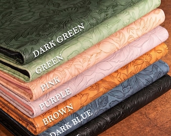 Women Embossed PU Leather Portfolio, Personalized Leather Portfolio with Zipper, A4 Notepad Holder, Organizer Folder, Gifts for Her/Mom