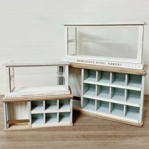 1:6 Bakery Display Counter & Double-Sided Island Miniature