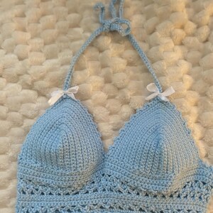 Crochet crop top size 6