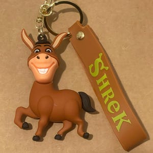 Shrek character &quot;DONKEY&quot; Keychain Keyring pendant