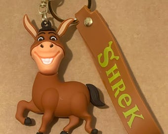 Shrek character &quot;DONKEY&quot; Keychain Keyring pendant