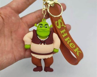 Shrek Keychain Keyring pendant