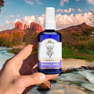 Salie- en lavendelspray voor reiniging van negatieve energie, kamerspray lavendel, aromatherapiespray, kamerverfrisser, badkamerspray