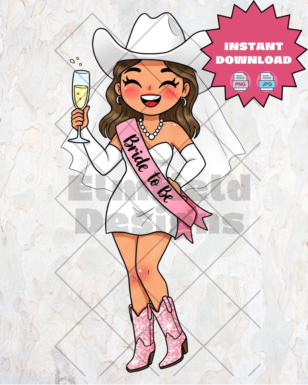 Personalized Rodeo Hen Party Logo | Cute Bachelorette Graphic | Bridal ...
