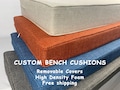 Custom Size Bench Cushion Window Seat Cushion Indoor Outdoor Cushion cover Free shipping product logo