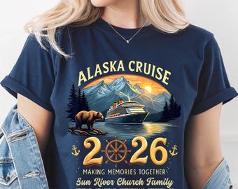 Custom 2026 Alaska Cruise Bella Canvas Shirt: Personalized Family Vacation Tee