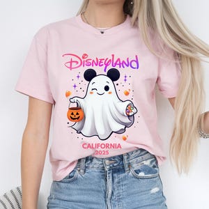 Custom Magical Land Halloween Disneyland Sweatshirt, Mickey Halloween Sweatshirt Mickey and Minnie Disney Tee Funny Halloween Gift Shirt