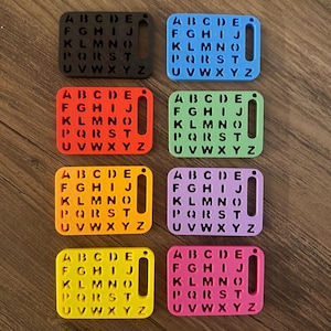 Mini S2C Letter Board Keychain – Empower Communication, One Keychain at a Time! image 3