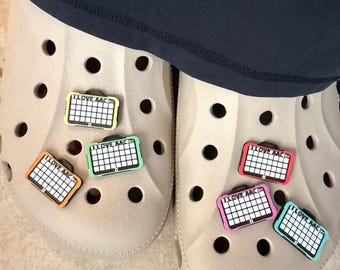 Dispositivo CAA Amuleto para zapatos – Símbolo de comunicación – Accesorio para zuecos para la inclusión