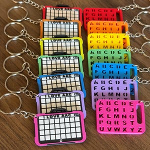 Mini S2C Letter Board Keychain – Empower Communication, One Keychain at a Time! image 5